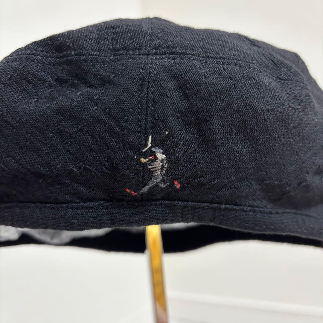 極美品✨ポータークラシック porter classic ベレー帽 刺繍カスタム