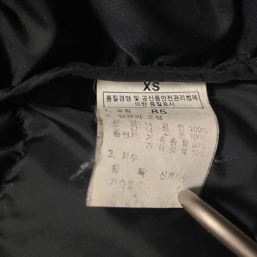 THE NORTH FACE ブラックダウンジャケット XS ヌプシ 厚手 軽量