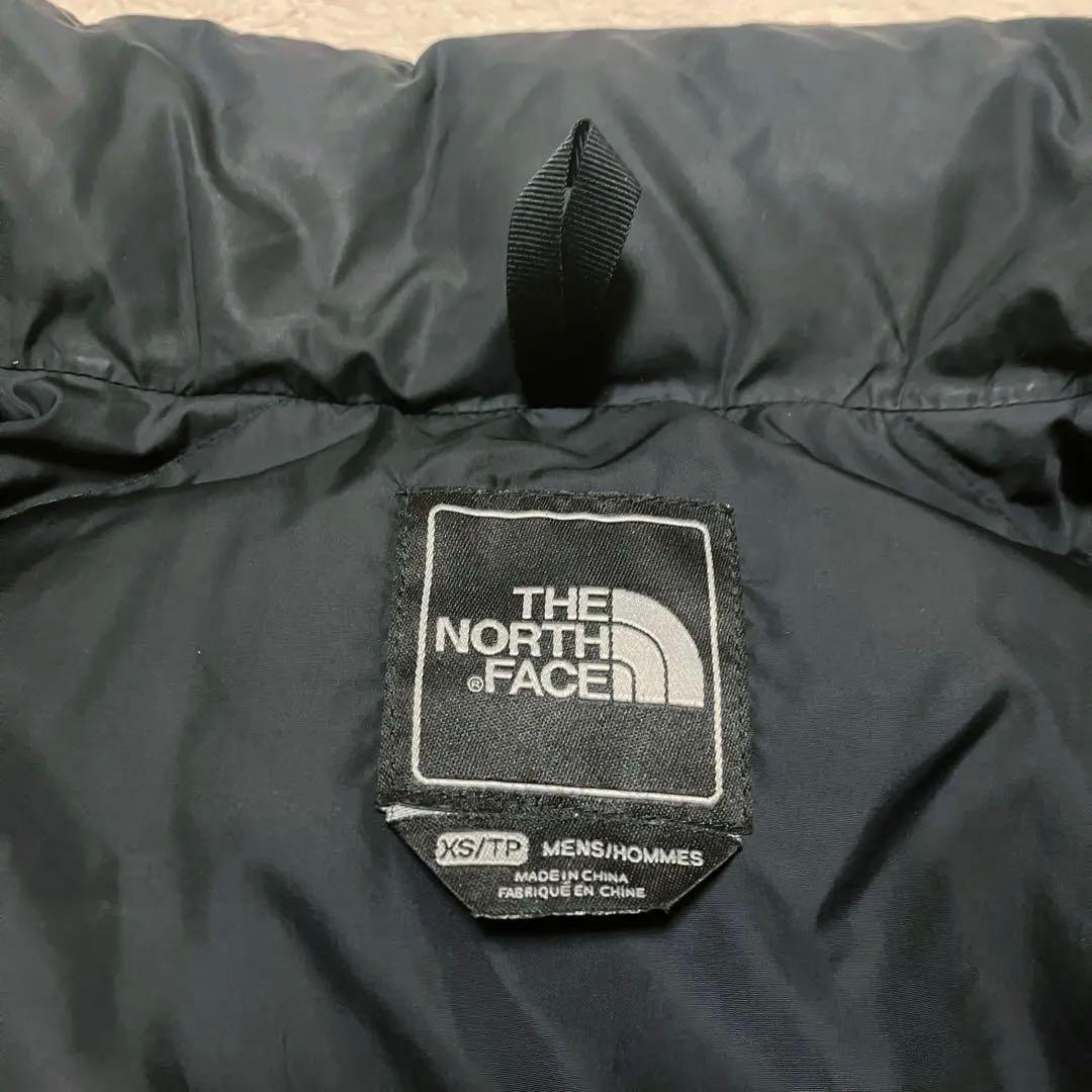 THE NORTH FACE ブラックダウンジャケット XS ヌプシ 厚手 軽量