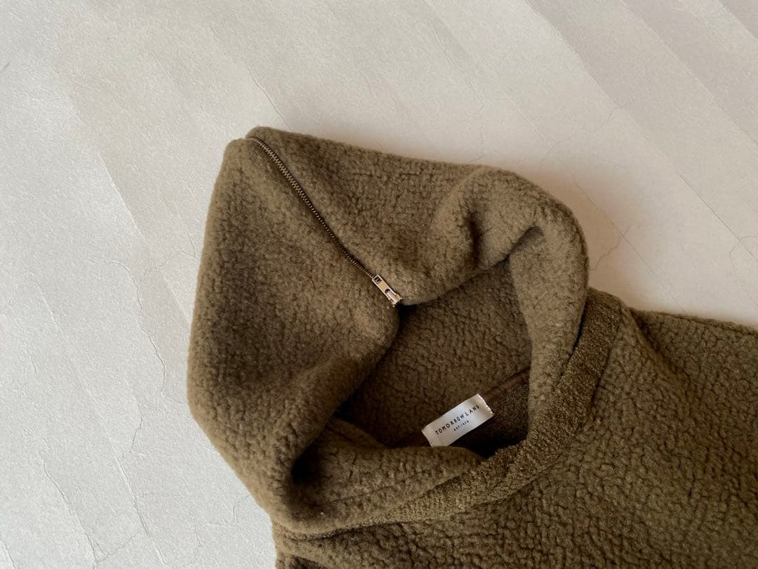 トゥモローランド TOMORROWLANDウールボアフーディーパーカー