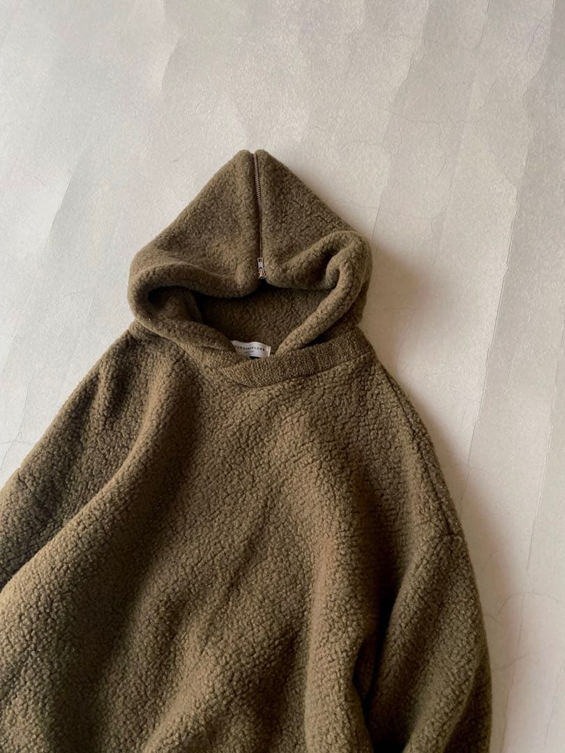 トゥモローランド TOMORROWLANDウールボアフーディーパーカー