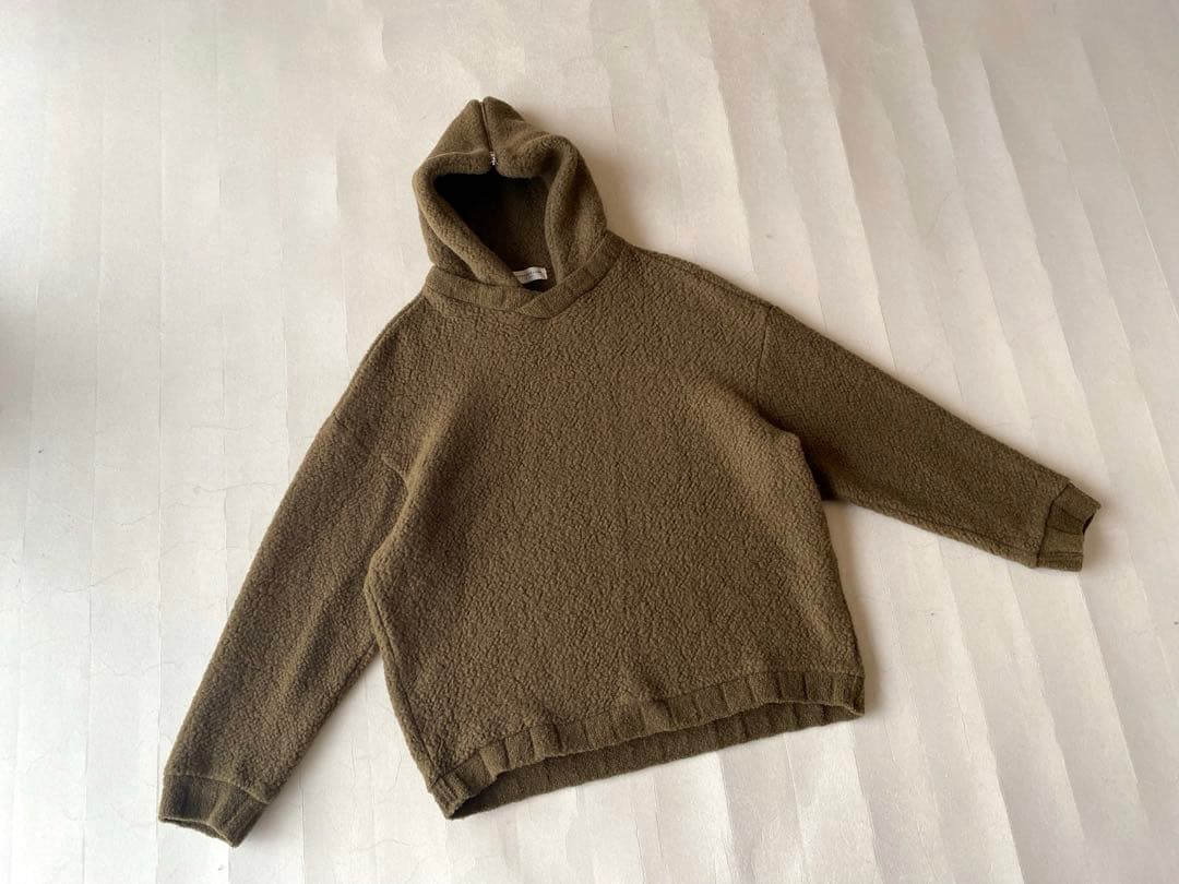 トゥモローランド TOMORROWLANDウールボアフーディーパーカー