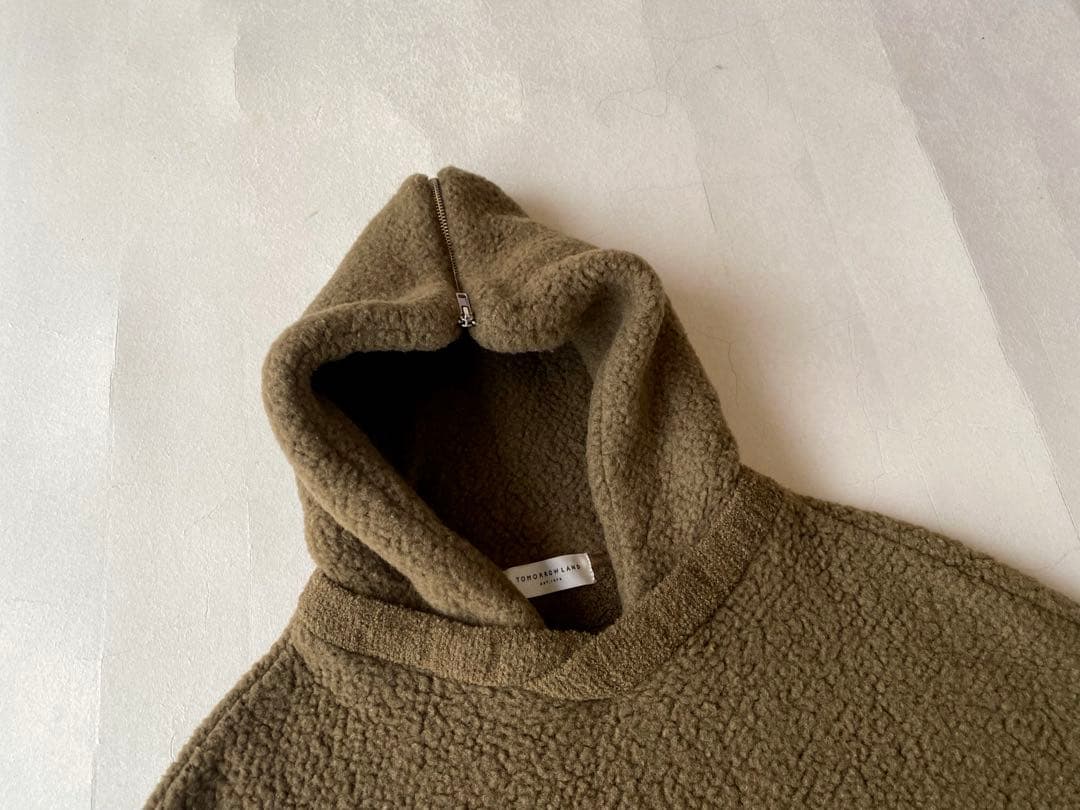 トゥモローランド TOMORROWLANDウールボアフーディーパーカー