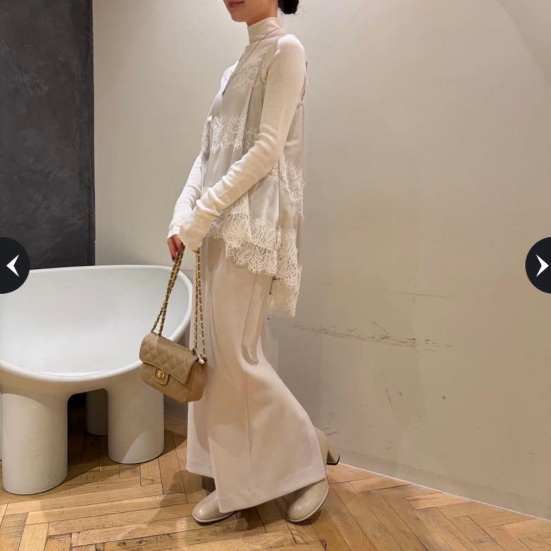 CADUNE レースキャミブラウス