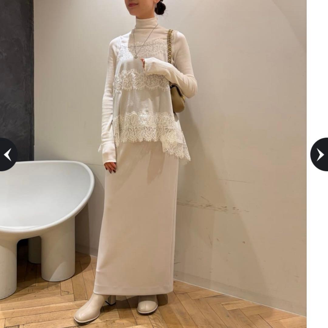 CADUNE レースキャミブラウス