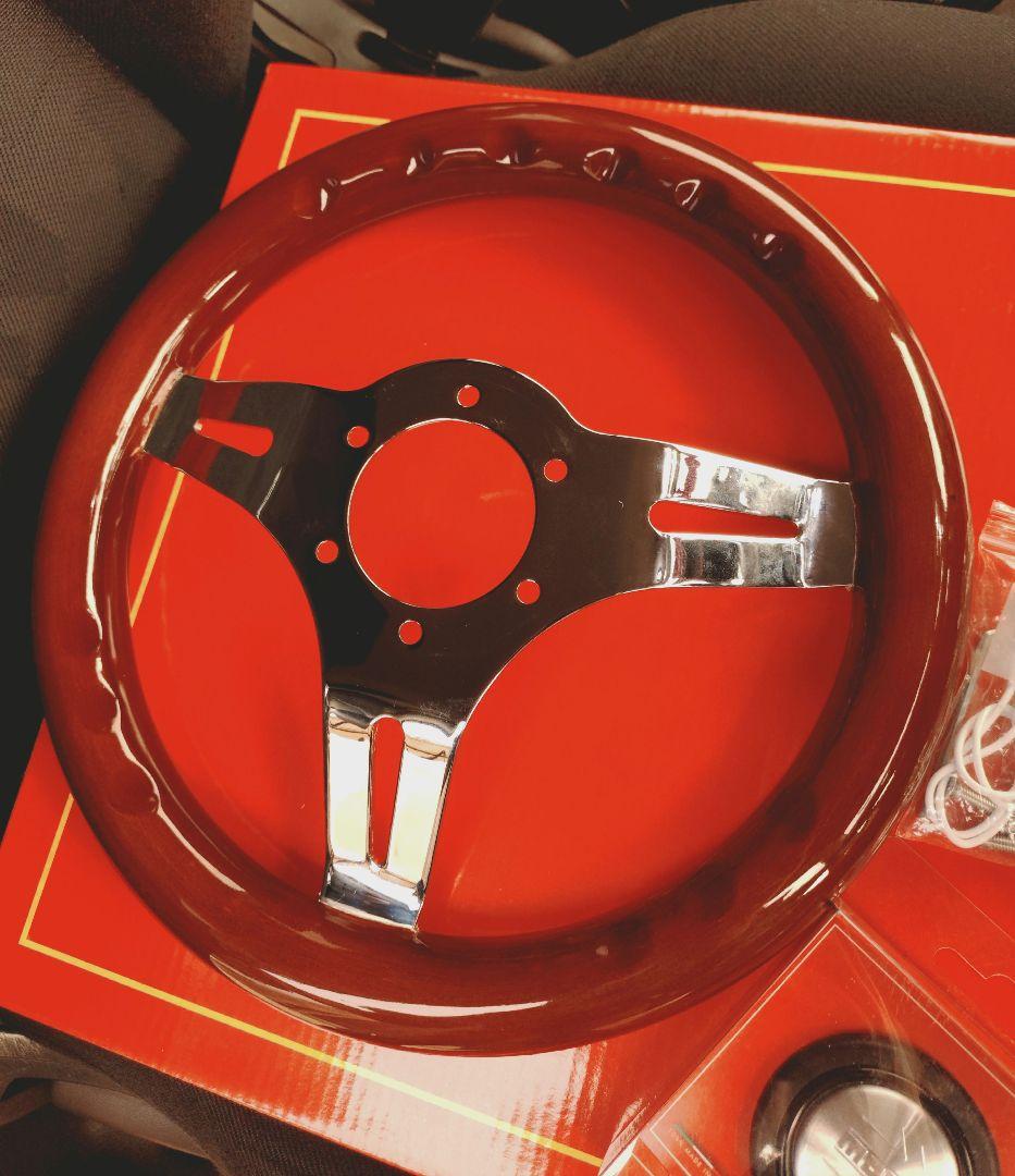 ウッドステアリング 290mm