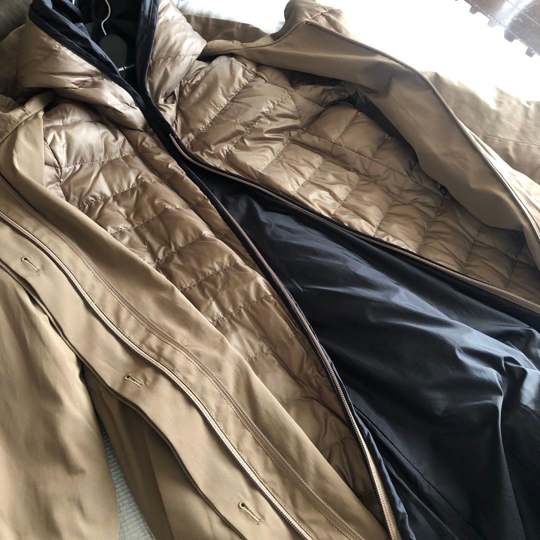 23区 ベージュ コート ➕ダウンジャケット