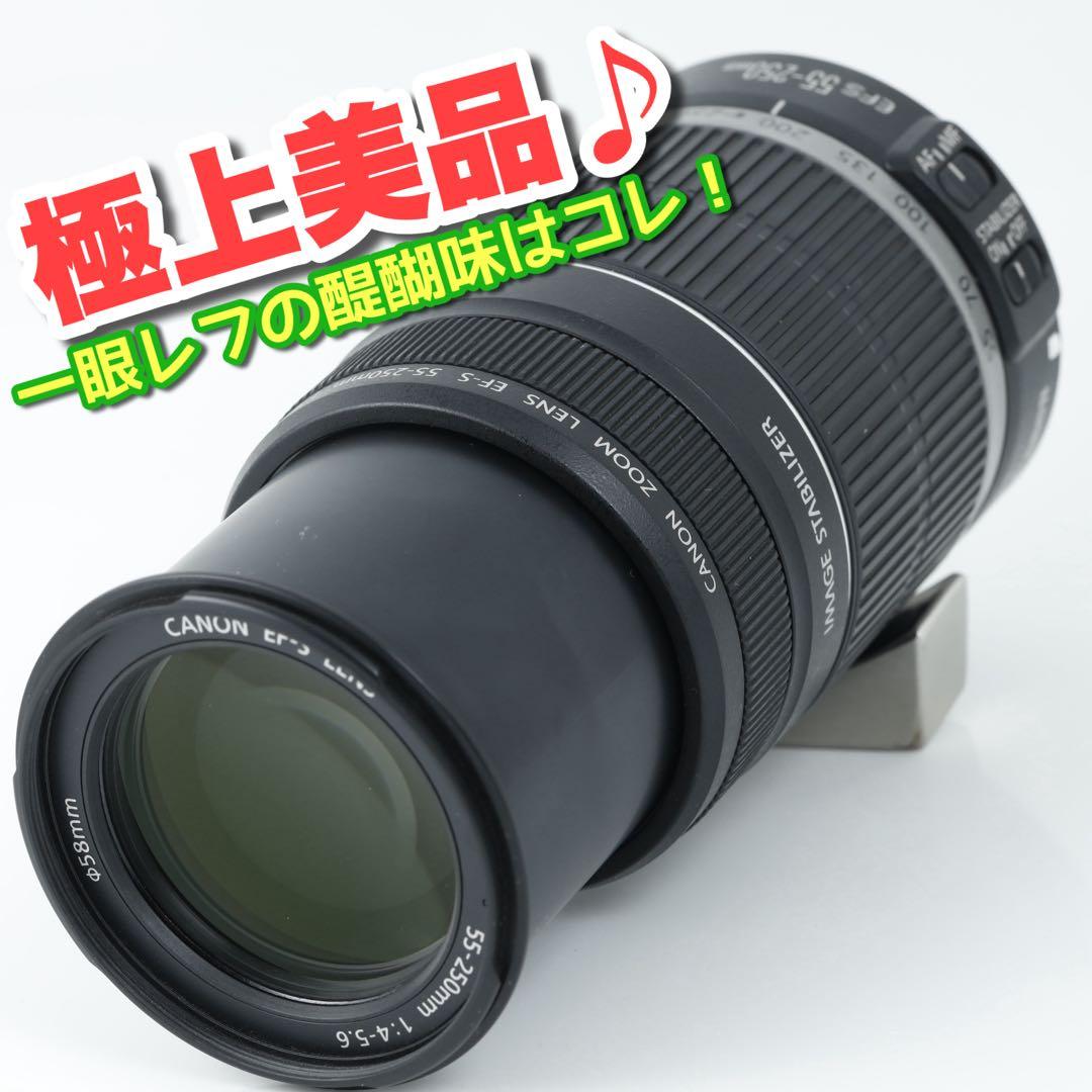 116★ Canon用 キヤノン用 望遠レンズ EF-S 55-250mm