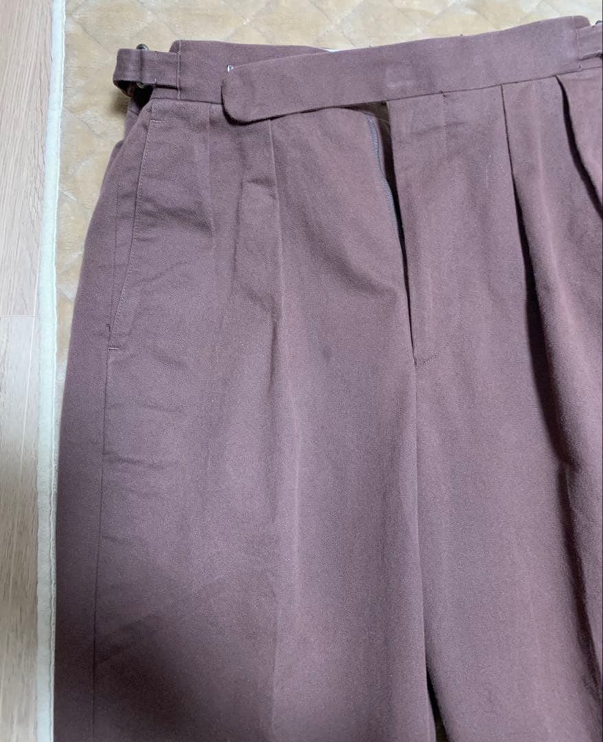 BRITISH MADE オフィサーパンツ/ポーツマス(コットンドリル)