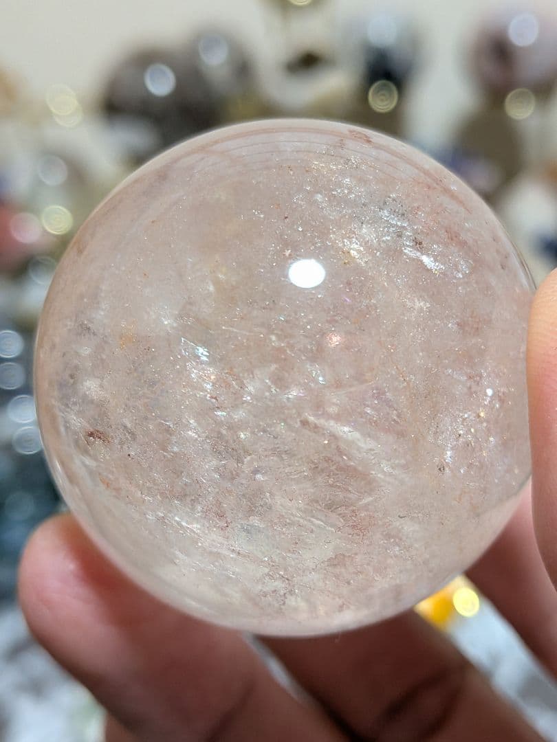 ぽわ☆アゼツライト☆ピンクアゼツライト☆高品質☆希少☆台座つき☆