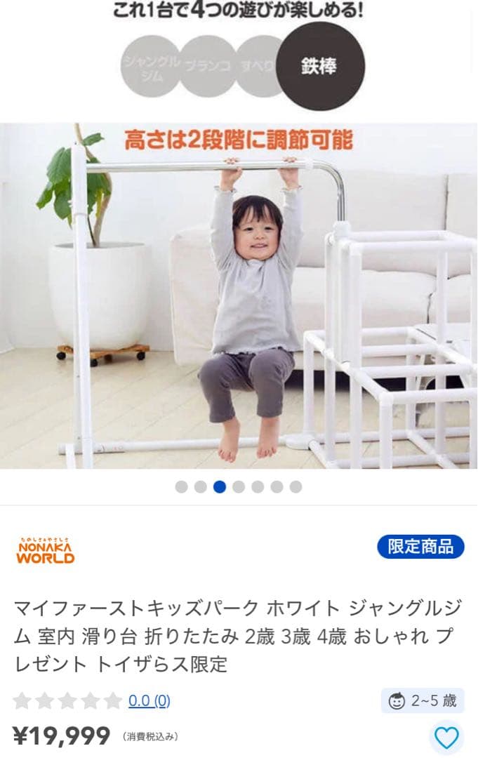 トイザらス限定マイファーストキッズパーク ジャングルジム