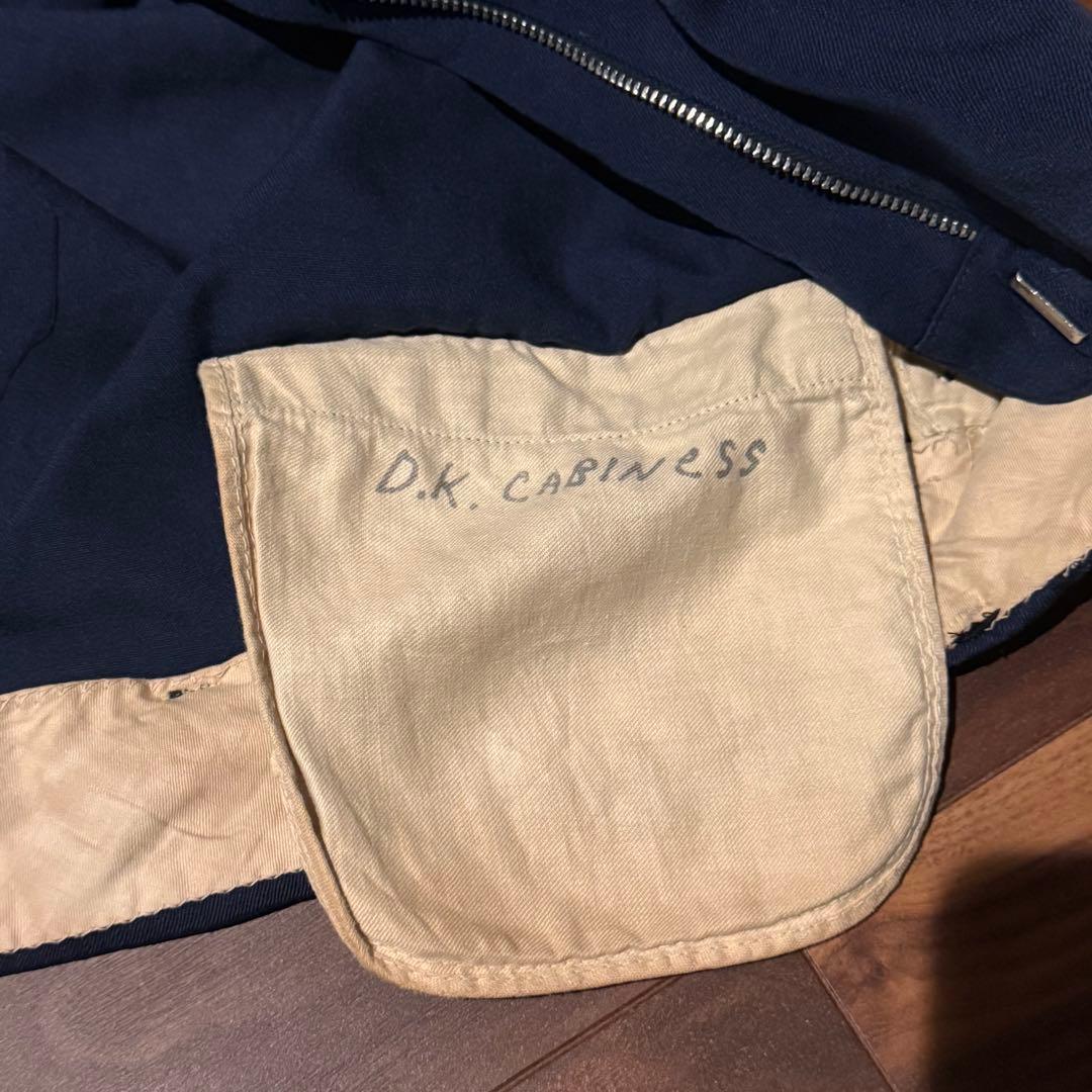 50s 60s レーヨンギャバジンスラックス　紺