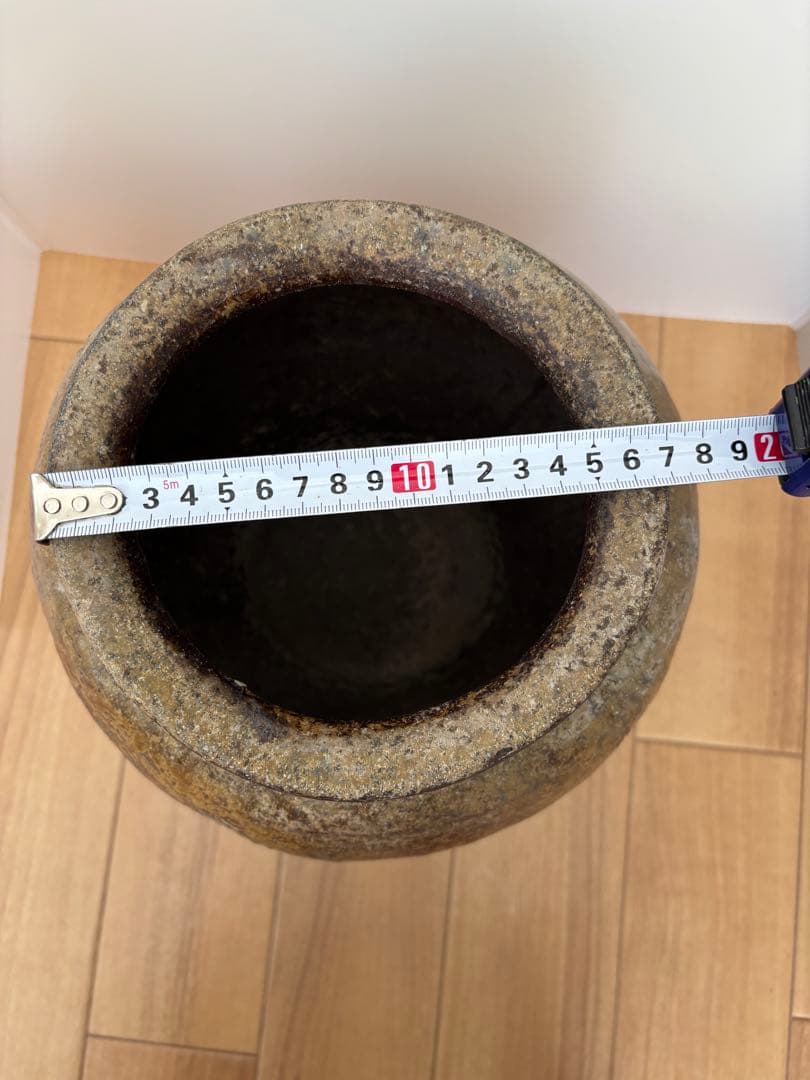 【よし】信楽風 古陶器の壺 高さ28cm 骨董品