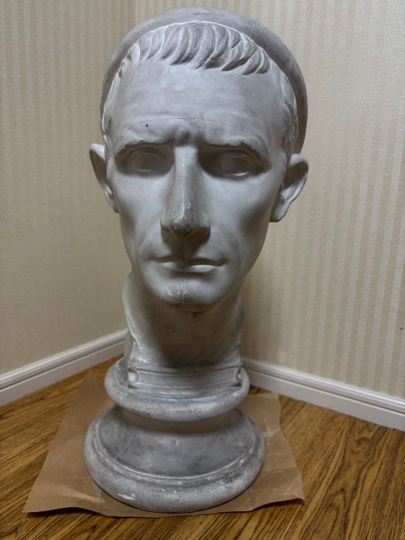 石膏像 アンティオコス三世　首像　岡石膏像製作所　YOKOHAMA OKA