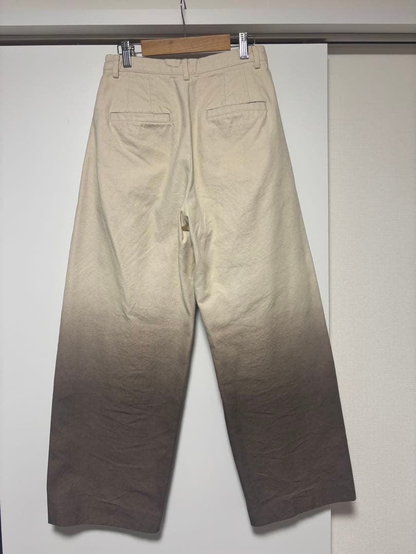 美品　　＜6(ROKU)＞コットン ダイ パンツ