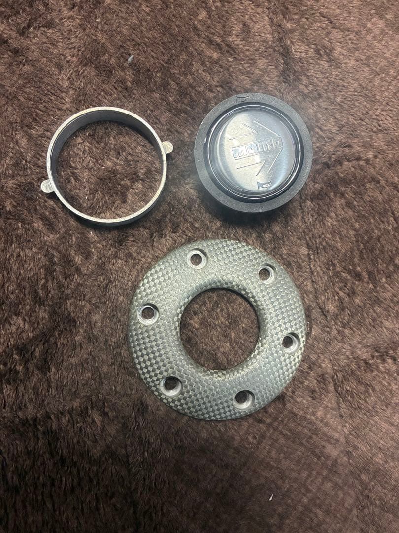 MOMO シルバー 3スポーク ステアリング