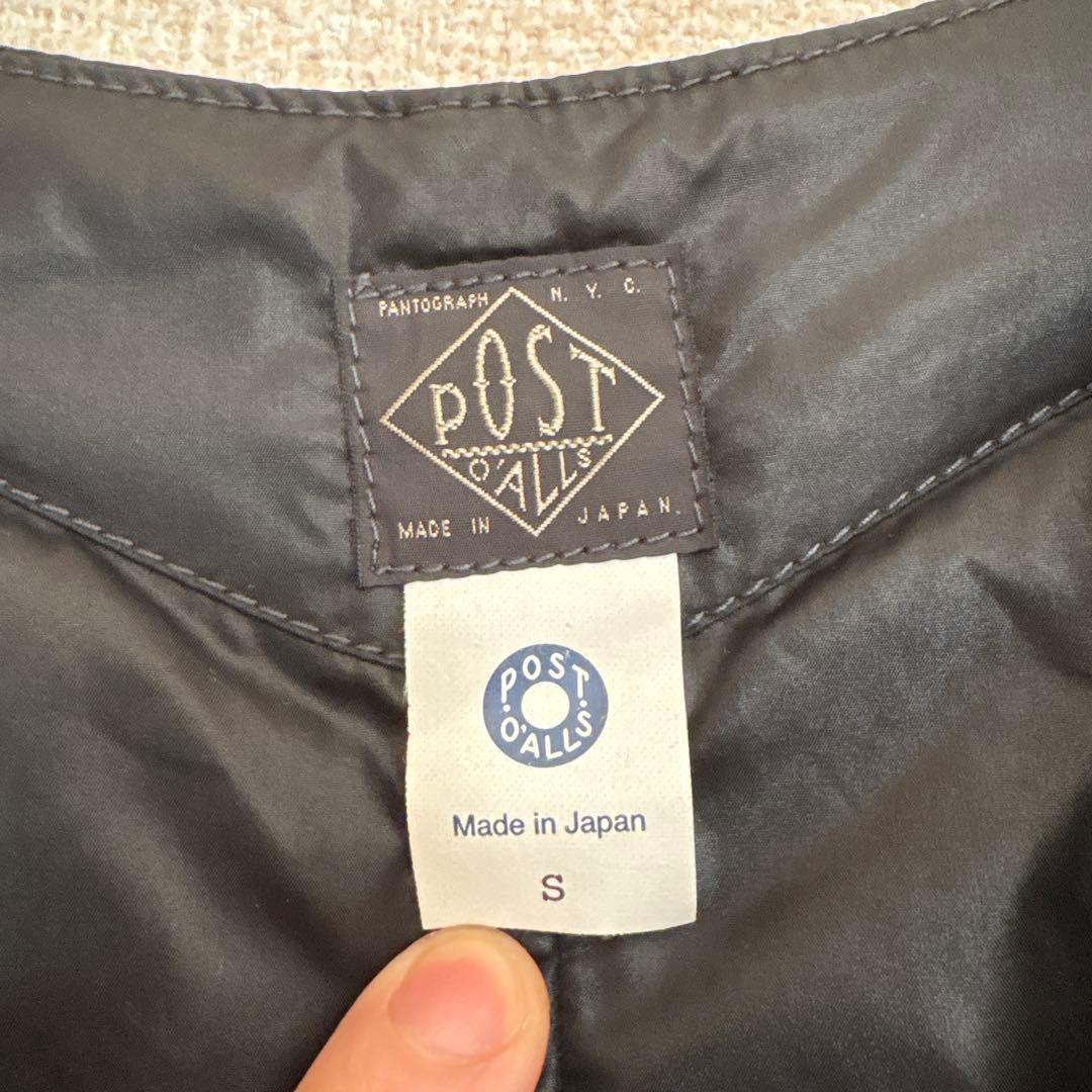 POST O'ALLS ロイヤル トラベラーナイロンタフタ中綿ベスト