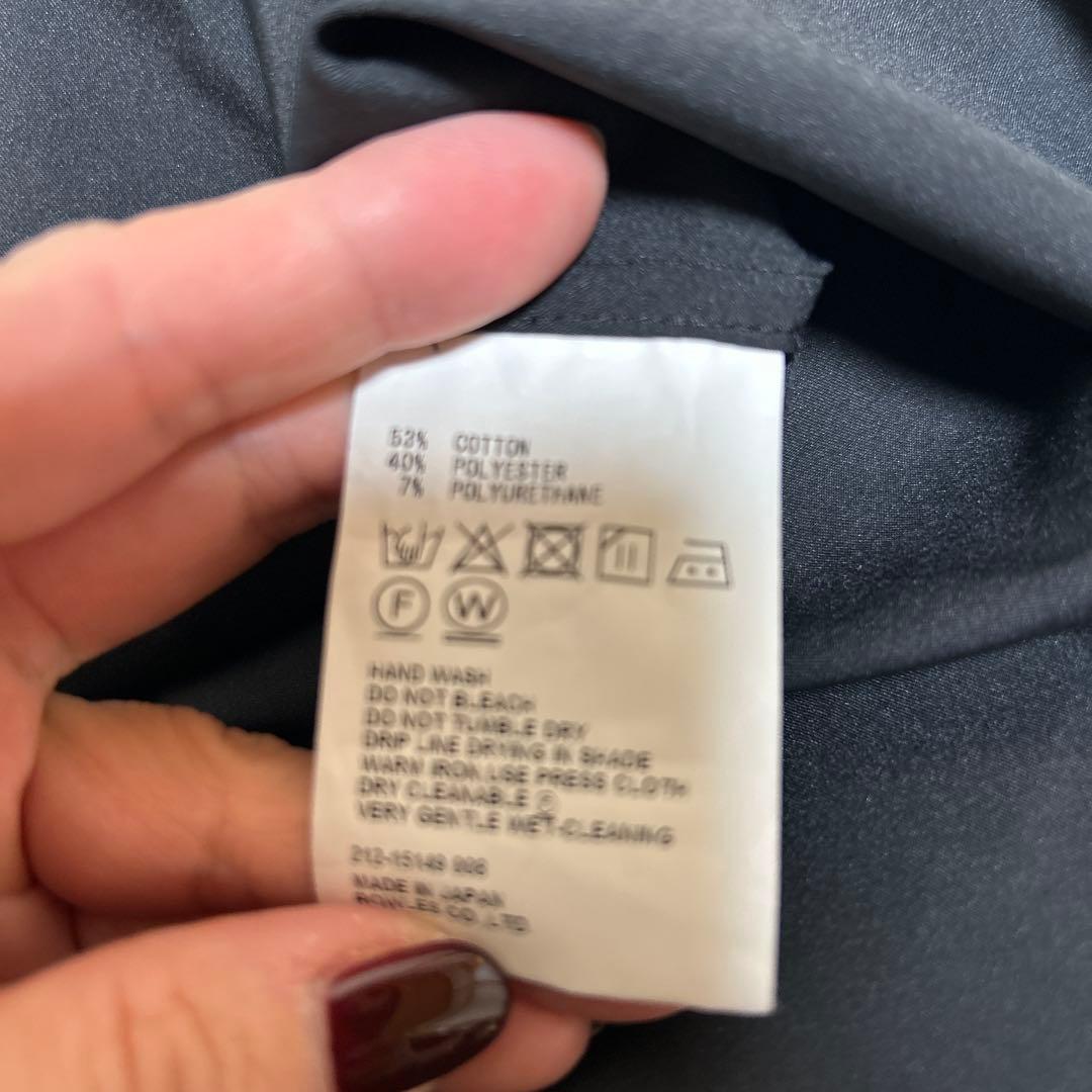 【美品】HYKE ハイク　ギャザーブラウス　ブラック サイズ1