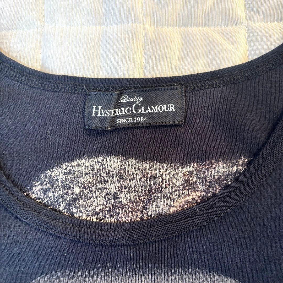 美品スカルベリーチビTシャツ・ブラック　ヒステリックグラマー