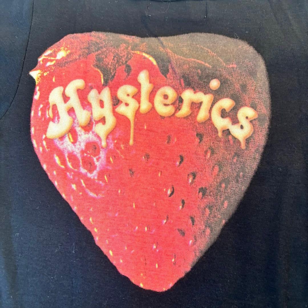 美品スカルベリーチビTシャツ・ブラック　ヒステリックグラマー