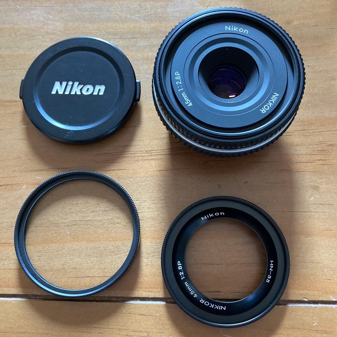 NIKON NIKKOR 45mm F2.8 P パンケーキ レンズ