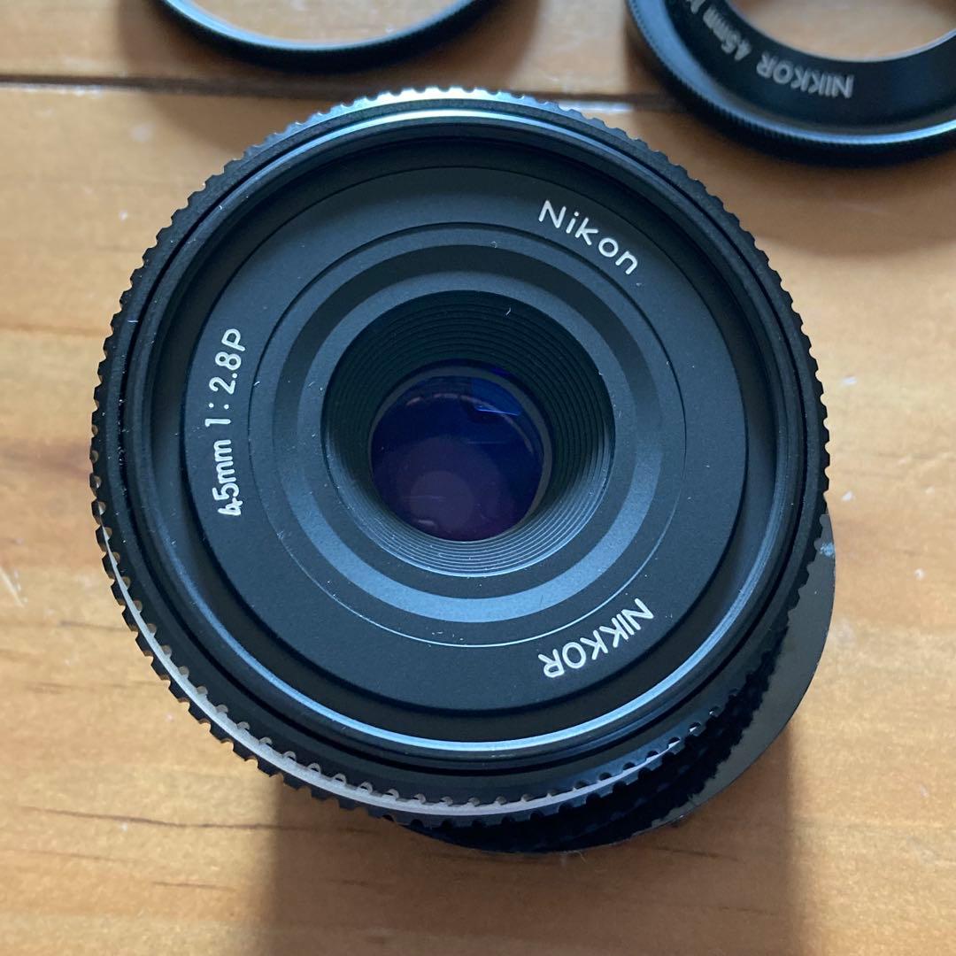 NIKON NIKKOR 45mm F2.8 P パンケーキ レンズ