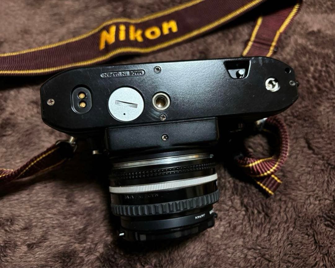 【値下】NikonEMフィルム一眼レフカメラ50mmレンズ/52mmフィルター付