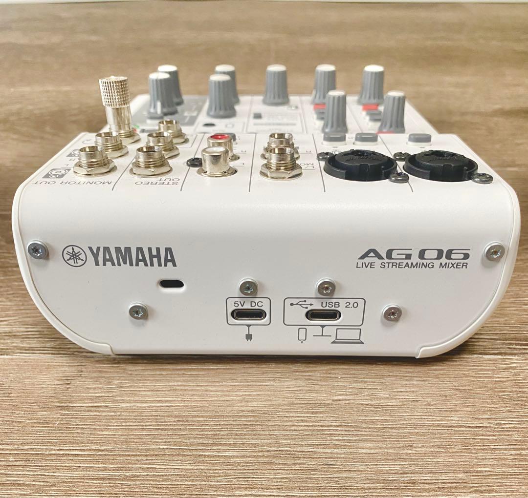 YAMAHA AG06 MK2配信フルセット｜SHUREマイク・スタンドなど付属