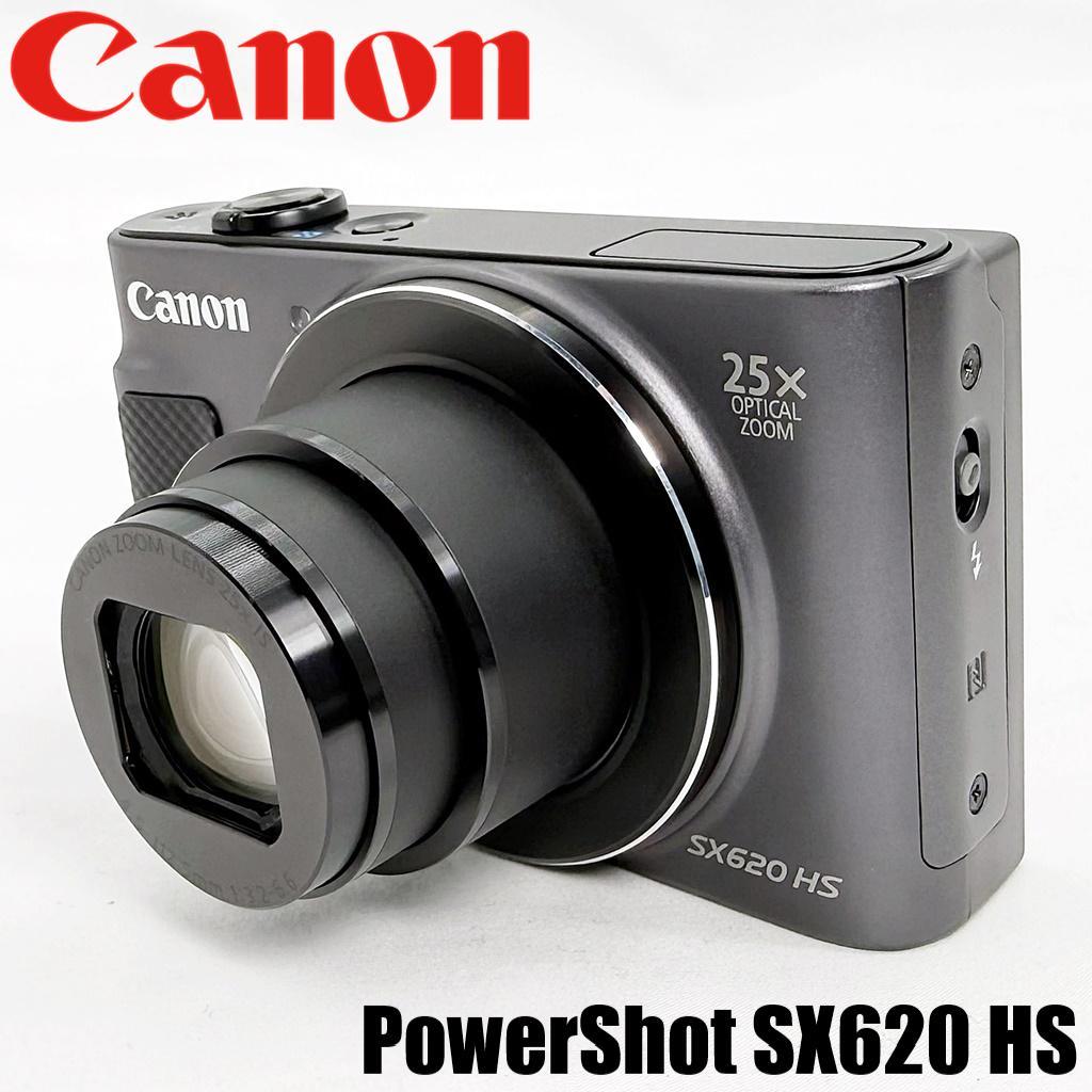 【美品】キヤノン PowerShot SX620 HS ブラック コンデジカメラ