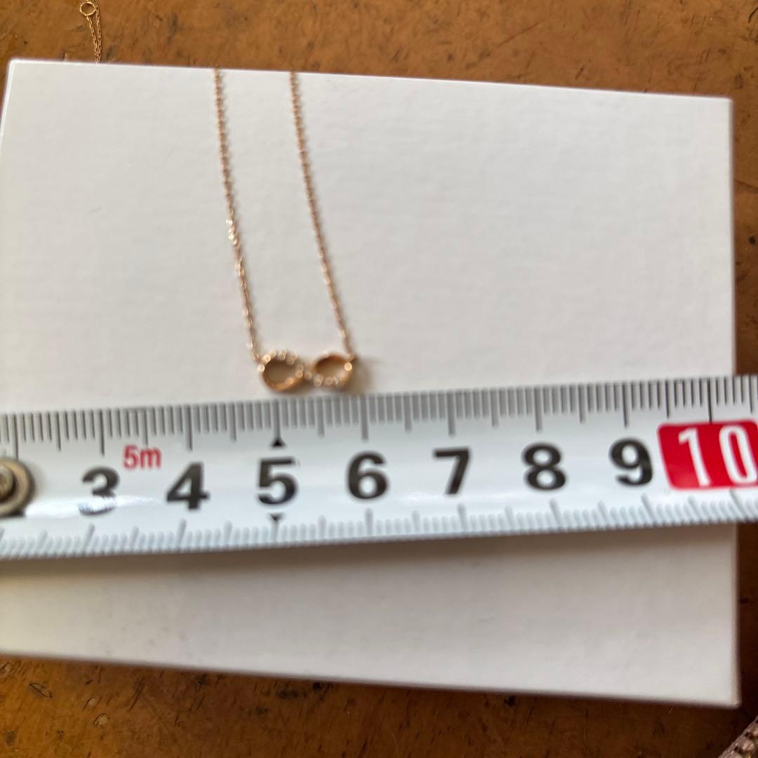 カナル４℃　Ｋ１８ インフィニティネックレス