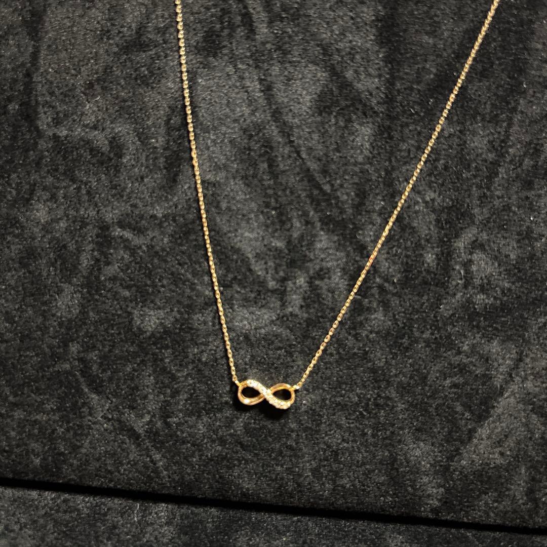 カナル４℃　Ｋ１８ インフィニティネックレス