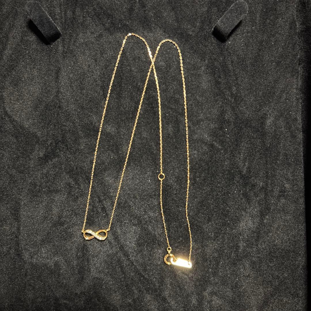 カナル４℃　Ｋ１８ インフィニティネックレス