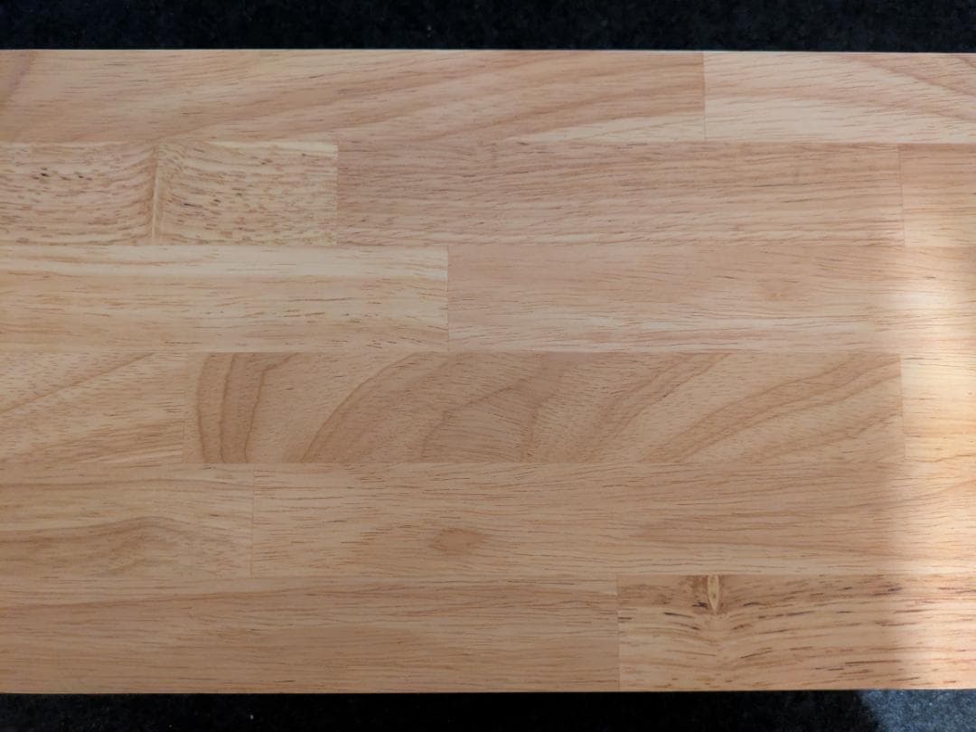 デスクシェルフ モニター台 ゴム集成材 100cm×20cm×約10cm