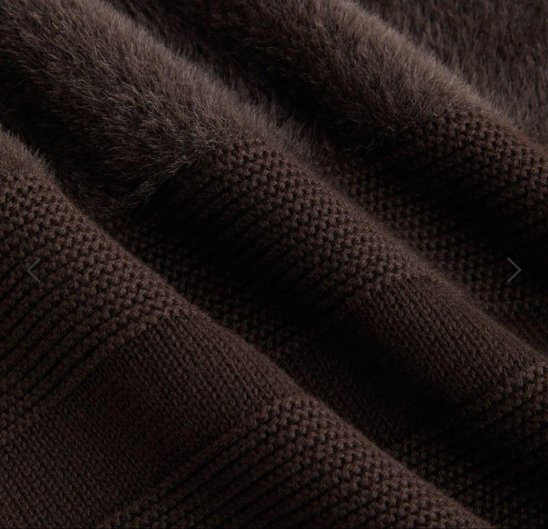 Kith レディース プレスリー ブロックド モヘア ジップ セーター