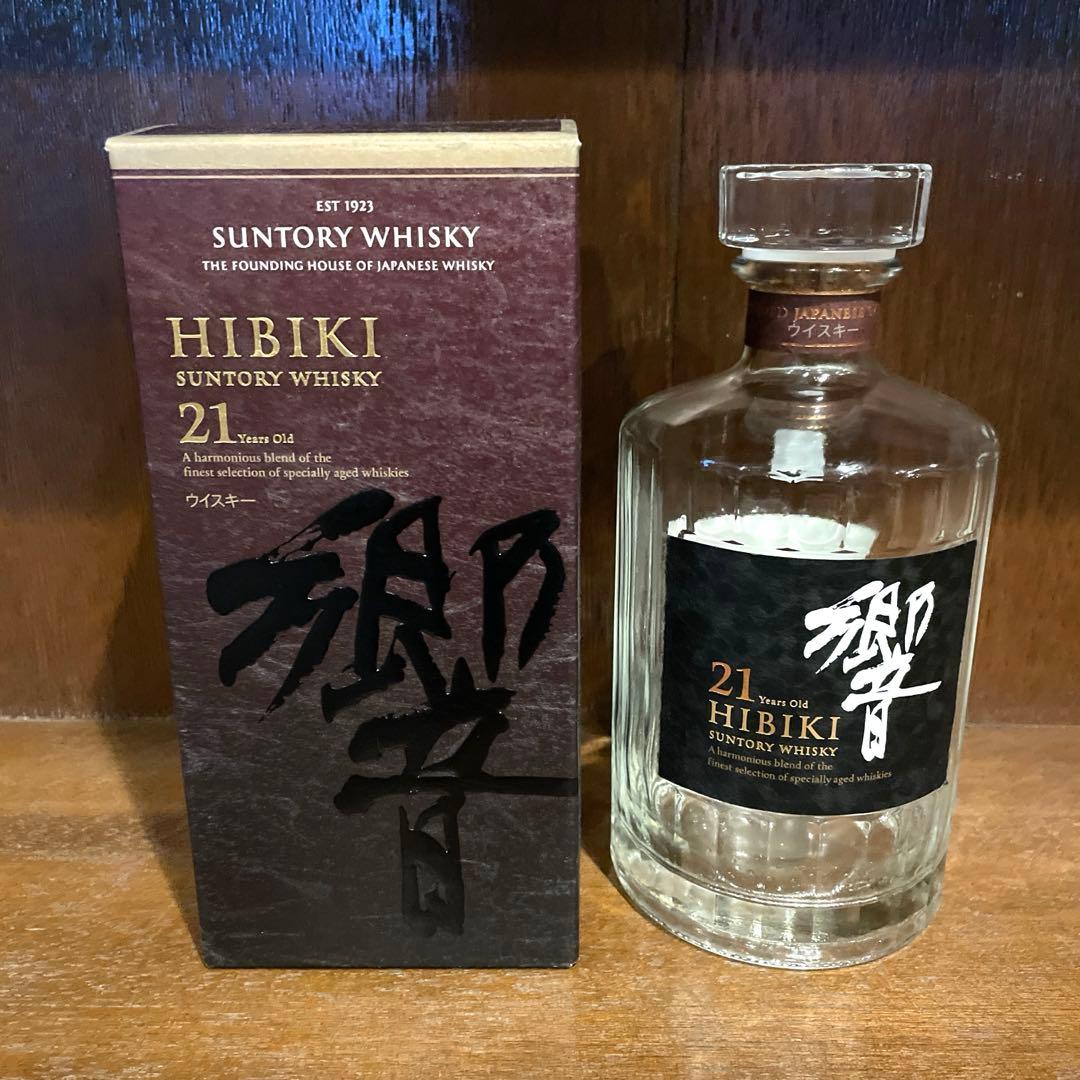 サントリー 響21年 700ml 空瓶 空箱