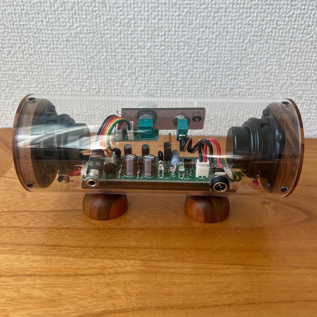 【希少／訳あり】エムズシステム 波動　スピーカー　スケルトン　限定