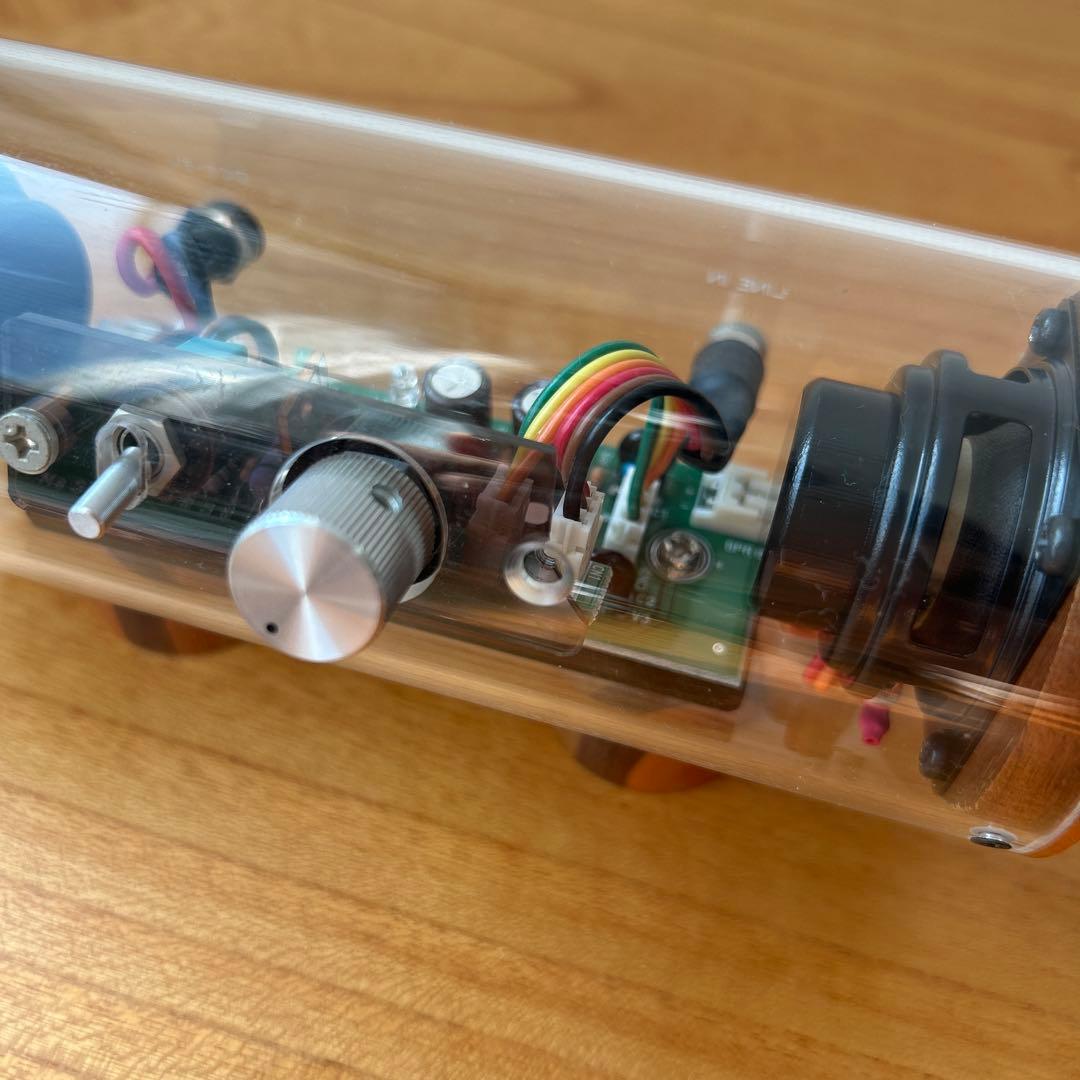 【希少／訳あり】エムズシステム 波動　スピーカー　スケルトン　限定