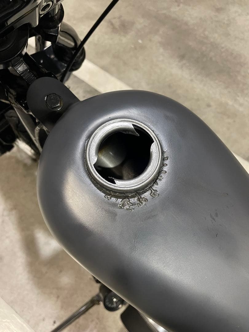 ハーレー　ショベル　タンク　スポタン