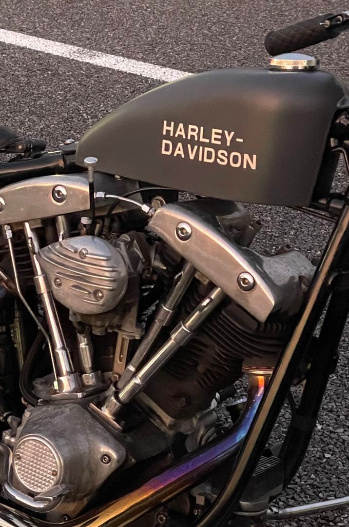 ハーレー　ショベル　タンク　スポタン