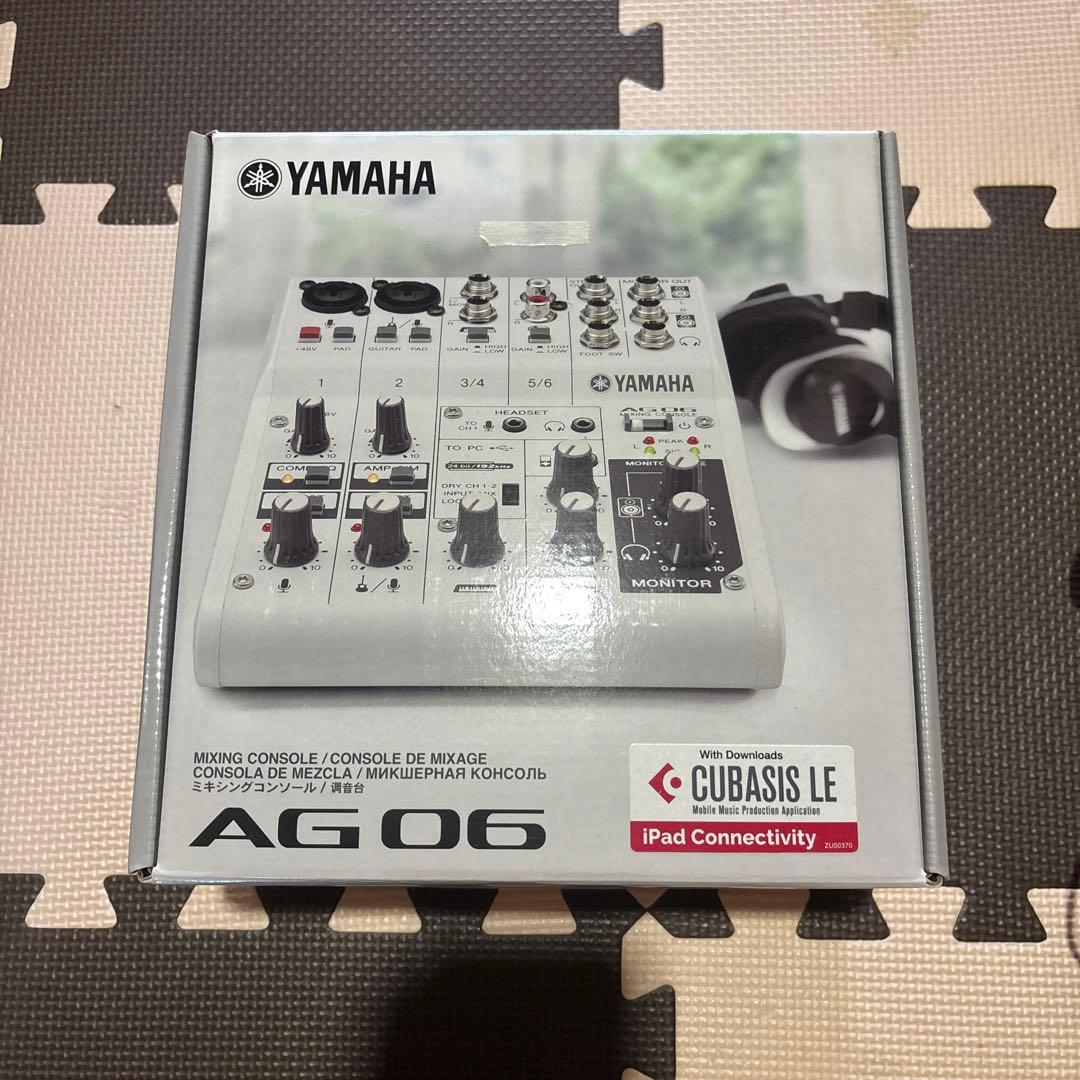 YAMAHA AG 06 ミキシングコンソール