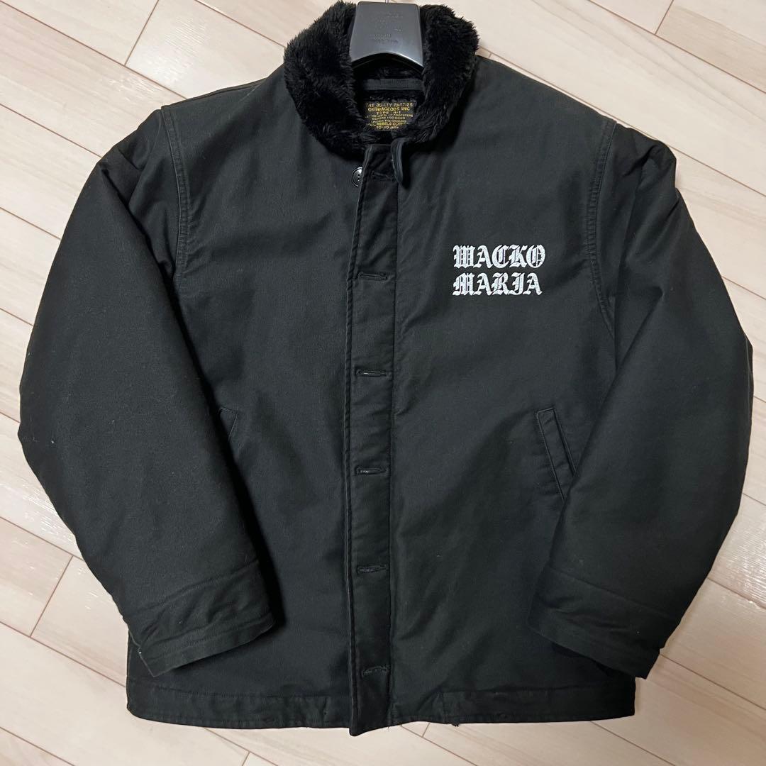 ジャケット・アウター 22FW WACKOMARIA N-1 DECK JACKET BLACK M