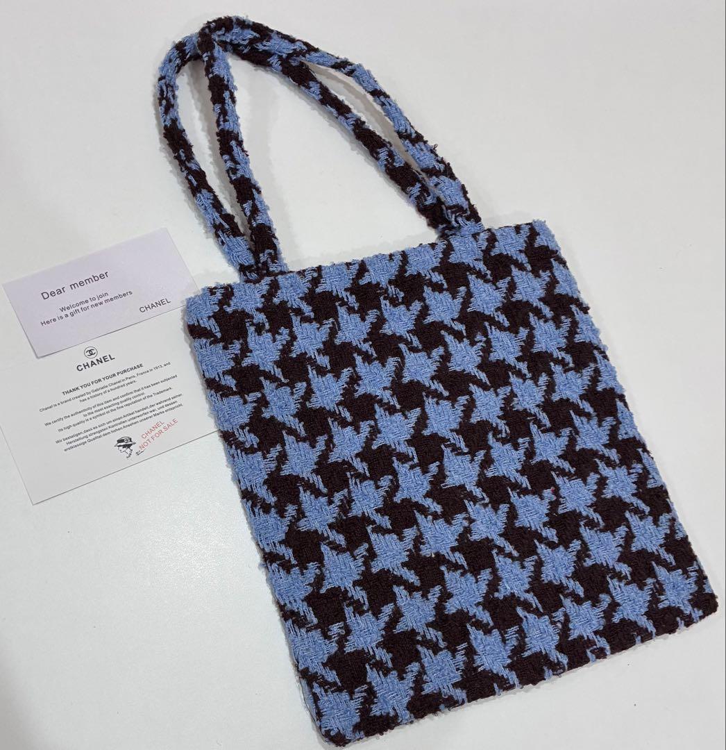 CHANEL ビッグココ　トートバッグ　シャネルノベルティ　ニット　ハンドバッグ