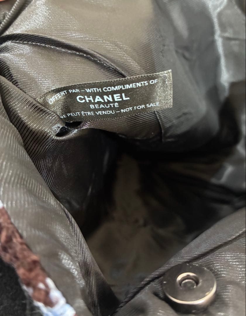 CHANEL ビッグココ　トートバッグ　シャネルノベルティ　ニット　ハンドバッグ