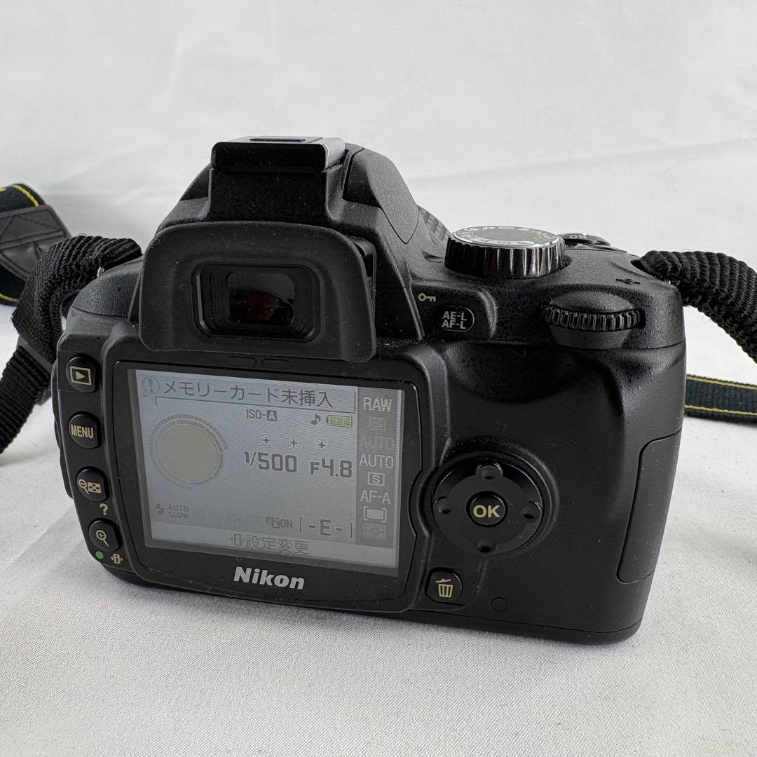 Nikon ニコン デジタル一眼レフカメラ D60 レンズストラップ付き