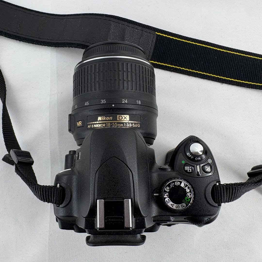 Nikon ニコン デジタル一眼レフカメラ D60 レンズストラップ付き