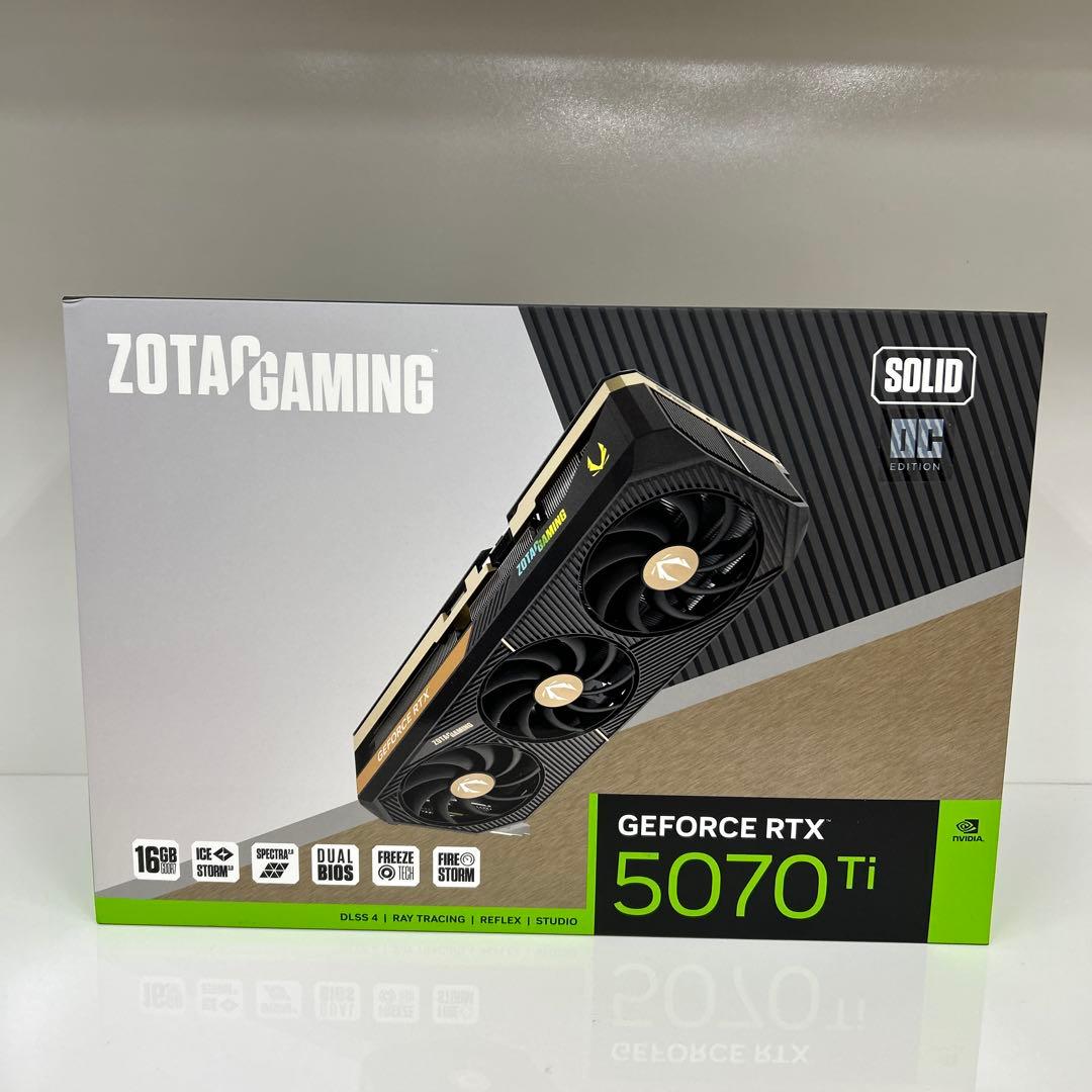ZOTAC GAMING GeForce RTX 5070 Ti 未開封即日発送