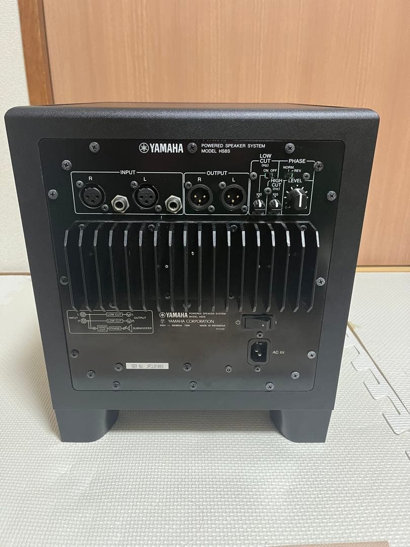 YAMAHA HS8S サブウーファー