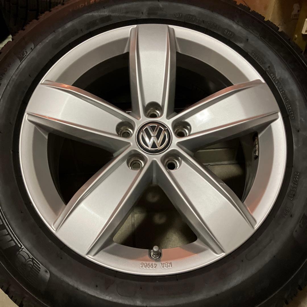 値下げしました‼️VWティグアン用極上スタッドレスタイヤホイールセット