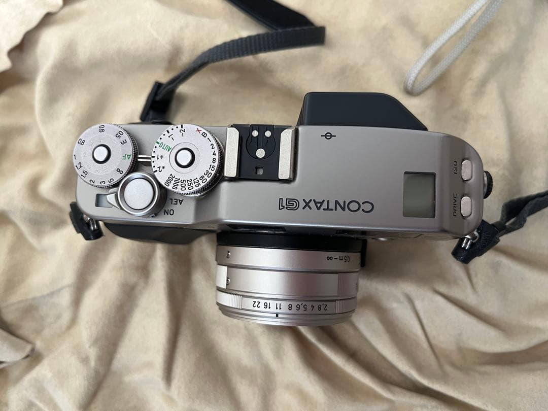 CONTAX G1 レCarl Zeiss 28mm、f2.8付き