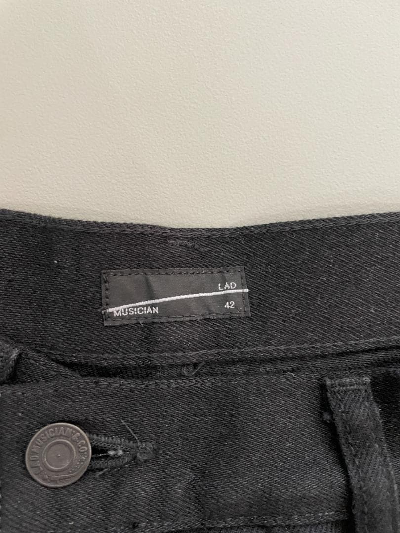 パンツ LAD MUSICIAN 12oz DENIM BONDAGE PANTS 42